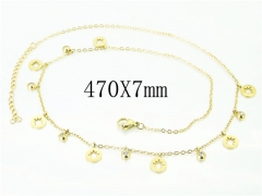 HY Wholesale Necklaces Stainless Steel 316L Jewelry Necklaces-HY43N0087OW