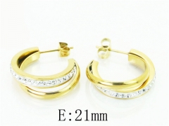 HY Wholesale Earrings Jewelry 316L Stainless Steel Earrings-HY80E0583PA