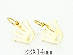 HY Wholesale Earrings Jewelry 316L Stainless Steel Earrings-HY91E0412KW