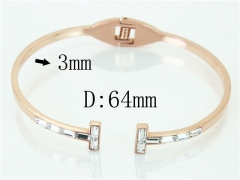 HY Wholesale Bangles Stainless Steel 316L Fashion Bangle-HY19B1016HMA