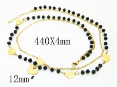 HY Wholesale Necklaces Stainless Steel 316L Jewelry Necklaces-HY24N0080HKL