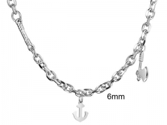 HY Wholesale Necklaces Stainless Steel 316L Jewelry Necklaces-HY0132N019