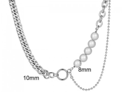 HY Wholesale Necklaces Stainless Steel 316L Jewelry Necklaces-HY0132N049