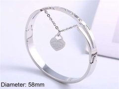 HY Wholesale Bangle Stainless Steel 316L Jewelry Bangle-HY0033B045