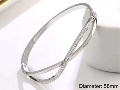 HY Wholesale Bangle Stainless Steel 316L Jewelry Bangle-HY0033B100