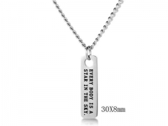 HY Wholesale Necklaces Stainless Steel 316L Jewelry Necklaces-HY0132N120