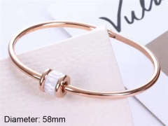 HY Wholesale Bangle Stainless Steel 316L Jewelry Bangle-HY0033B049