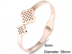 HY Wholesale Bangle Stainless Steel 316L Jewelry Bangle-HY0138B106