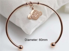 HY Wholesale Bangle Stainless Steel 316L Jewelry Bangle-HY0033B148