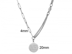 HY Wholesale Necklaces Stainless Steel 316L Jewelry Necklaces-HY0132N072
