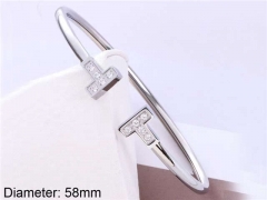 HY Wholesale Bangle Stainless Steel 316L Jewelry Bangle-HY0033B022