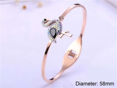 HY Wholesale Bangle Stainless Steel 316L Jewelry Bangle-HY0033B112
