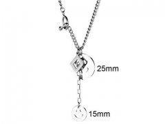 HY Wholesale Necklaces Stainless Steel 316L Jewelry Necklaces-HY0132N025