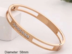 HY Wholesale Bangle Stainless Steel 316L Jewelry Bangle-HY0033B081