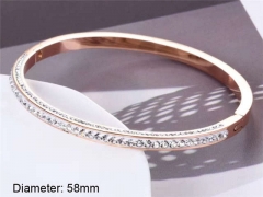 HY Wholesale Bangle Stainless Steel 316L Jewelry Bangle-HY0033B042