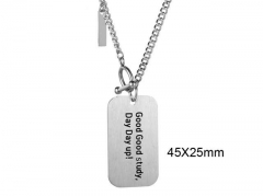 HY Wholesale Necklaces Stainless Steel 316L Jewelry Necklaces-HY0132N034