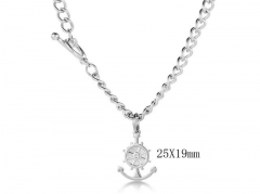 HY Wholesale Necklaces Stainless Steel 316L Jewelry Necklaces-HY0132N107
