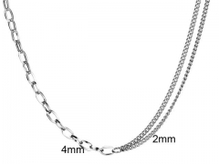 HY Wholesale Necklaces Stainless Steel 316L Jewelry Necklaces-HY0132N075