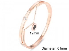HY Wholesale Bangle Stainless Steel 316L Jewelry Bangle-HY0138B079