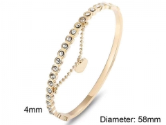 HY Wholesale Bangle Stainless Steel 316L Jewelry Bangle-HY0138B007