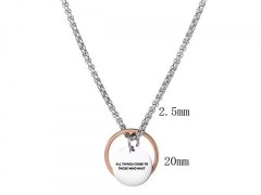 HY Wholesale Necklaces Stainless Steel 316L Jewelry Necklaces-HY0132N097