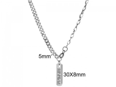 HY Wholesale Necklaces Stainless Steel 316L Jewelry Necklaces-HY0132N069