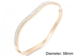 HY Wholesale Bangle Stainless Steel 316L Jewelry Bangle-HY0138B036
