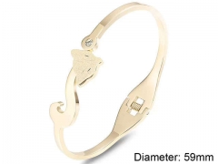 HY Wholesale Bangle Stainless Steel 316L Jewelry Bangle-HY0138B053