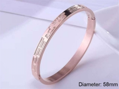 HY Wholesale Bangle Stainless Steel 316L Jewelry Bangle-HY0033B096