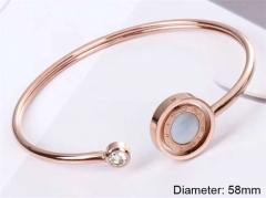 HY Wholesale Bangle Stainless Steel 316L Jewelry Bangle-HY0033B117