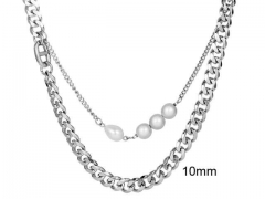 HY Wholesale Necklaces Stainless Steel 316L Jewelry Necklaces-HY0132N063