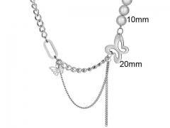 HY Wholesale Necklaces Stainless Steel 316L Jewelry Necklaces-HY0132N057