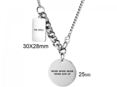 HY Wholesale Necklaces Stainless Steel 316L Jewelry Necklaces-HY0132N123