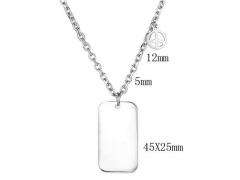 HY Wholesale Necklaces Stainless Steel 316L Jewelry Necklaces-HY0132N096