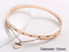 HY Wholesale Bangle Stainless Steel 316L Jewelry Bangle-HY0138B001