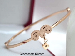 HY Wholesale Bangle Stainless Steel 316L Jewelry Bangle-HY0033B161