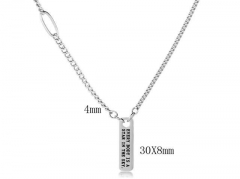 HY Wholesale Necklaces Stainless Steel 316L Jewelry Necklaces-HY0132N105