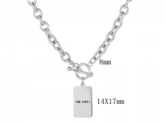 HY Wholesale Necklaces Stainless Steel 316L Jewelry Necklaces-HY0132N104