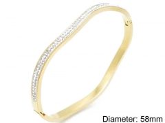 HY Wholesale Bangle Stainless Steel 316L Jewelry Bangle-HY0138B035