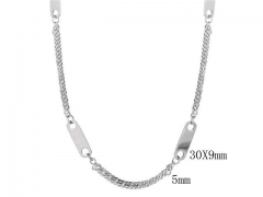 HY Wholesale Necklaces Stainless Steel 316L Jewelry Necklaces-HY0132N095
