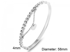 HY Wholesale Bangle Stainless Steel 316L Jewelry Bangle-HY0138B008