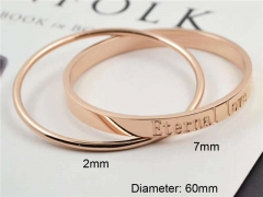 HY Wholesale Bangle Stainless Steel 316L Jewelry Bangle-HY0033B072