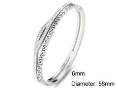 HY Wholesale Bangle Stainless Steel 316L Jewelry Bangle-HY0138B114