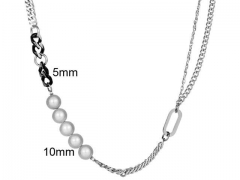 HY Wholesale Necklaces Stainless Steel 316L Jewelry Necklaces-HY0132N054