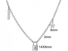 HY Wholesale Necklaces Stainless Steel 316L Jewelry Necklaces-HY0132N090