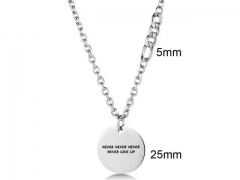 HY Wholesale Necklaces Stainless Steel 316L Jewelry Necklaces-HY0132N024