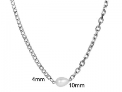 HY Wholesale Necklaces Stainless Steel 316L Jewelry Necklaces-HY0132N073