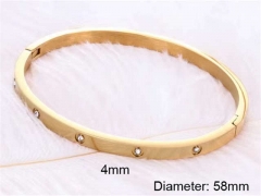 HY Wholesale Bangle Stainless Steel 316L Jewelry Bangle-HY0033B008