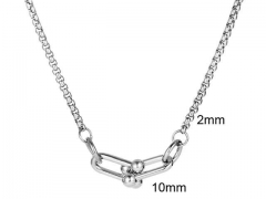 HY Wholesale Necklaces Stainless Steel 316L Jewelry Necklaces-HY0132N047