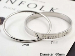 HY Wholesale Bangle Stainless Steel 316L Jewelry Bangle-HY0033B073